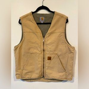 Carhartt jacket vest beige , size L
